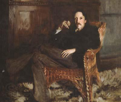John Singer Sargent Robert Louis Stevenson (mk18) Norge oil painting art